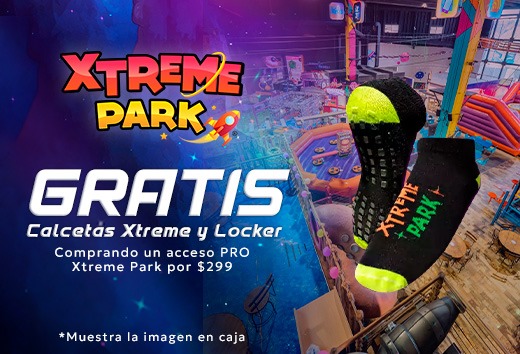 Calcetas Xtreme y Renta de un locker GRATIS