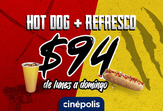 Combo Hot Dog por solo $94