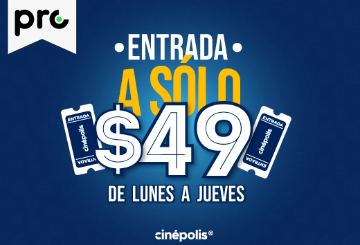 Lunes a jueves por $49.