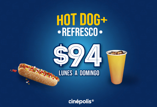 Combo Hot Dog por solo $94