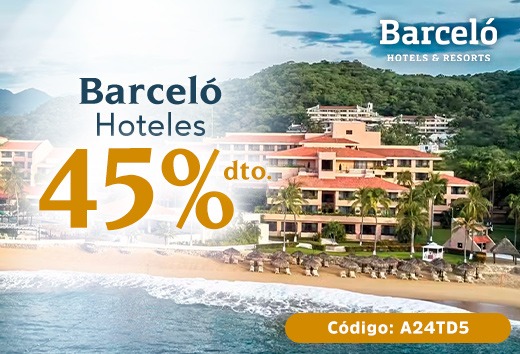 45% dto en CampaÃ±as Always On BarcelÃ³ Hoteles