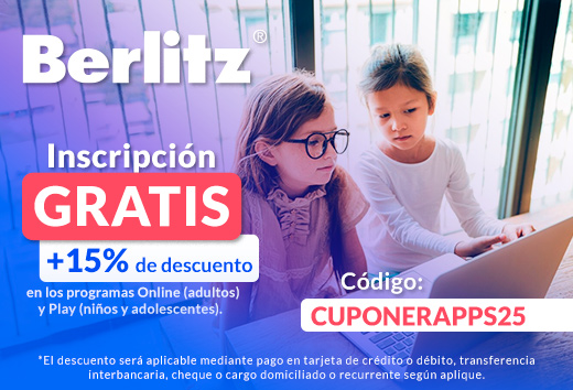 InscripciÃ³n GRATIS + 15% OFF en los programas Online y Play