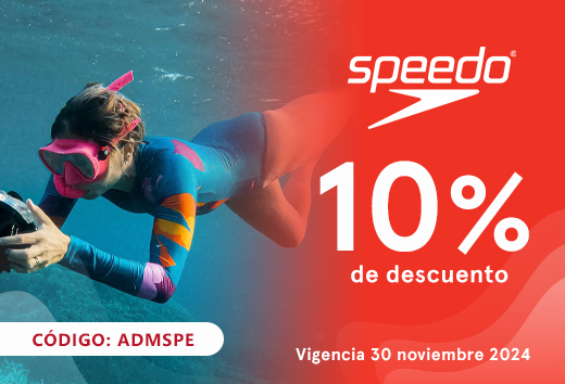 Speedo con 10% de descuento