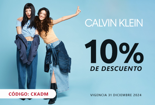 10% de descuento en Calvin Klein