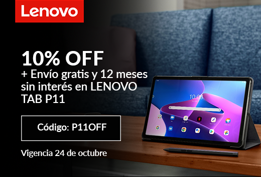 10% OFF en Lenovo Tab 11