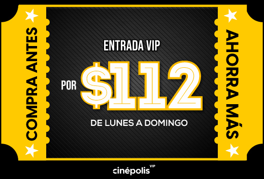 De lunes a miÃ©rcoles VIP $112