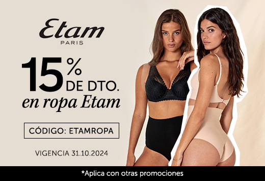 15% de descuento en ROPA ETAM