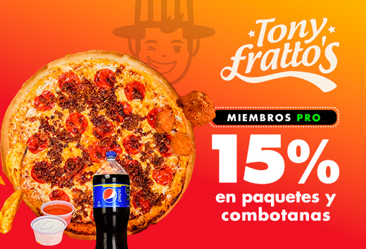 15% en paquetes y combotanas