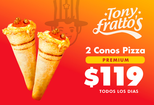 2 Conos Pizza Premim por $119