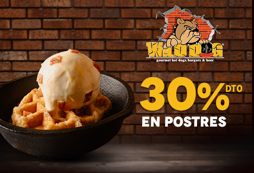 30% dto. en postres