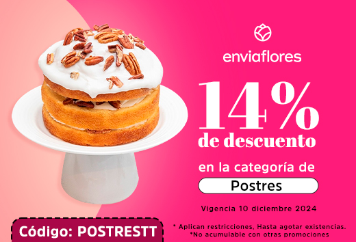 14% de descuento en la categorÃ­a de Postres