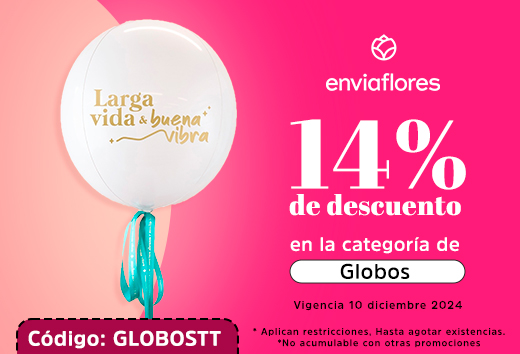 14% de descuento en la categorÃ­a de Globos