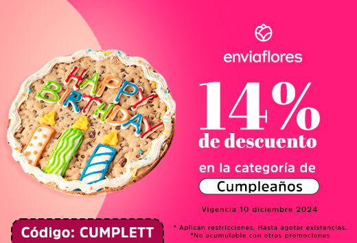 14% de descuento en la categorÃ­a de CumpleaÃ±os