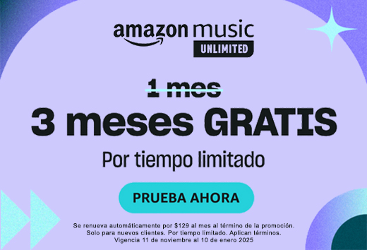 3 mese GRATIS de Amazon Music Unlimited