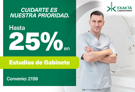 Hasta 25% de descuento en Estudios de Gabinete