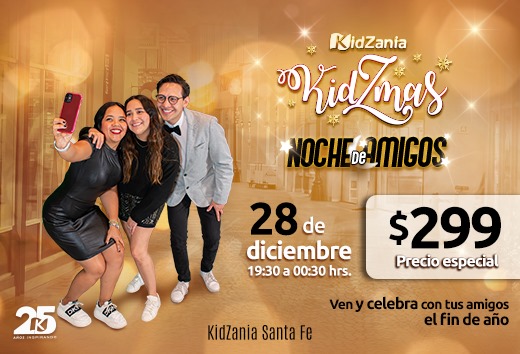 Noche de amigos Santa fe $299