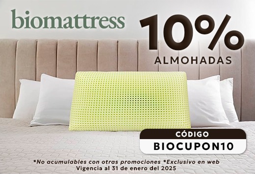 10% de descuento en almohadas