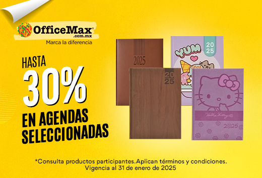 30% de descuento en Agendas