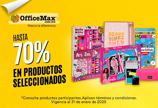 70% de descuento en Office Max