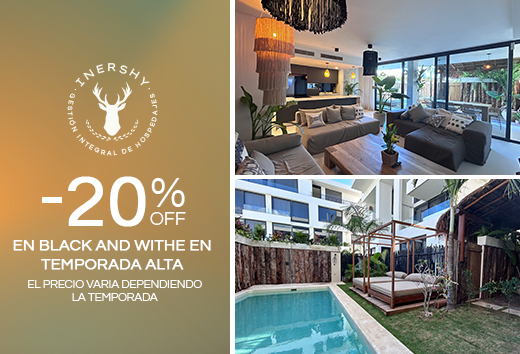 -20%OFF en habitaciÃ³n black and white 