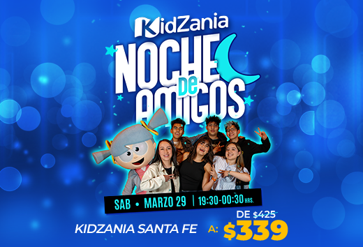 $339 Noche de amigos Santa fe