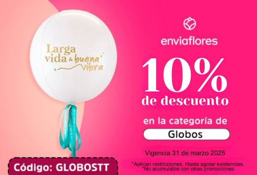 10% de descuento en la categorÃ­a de Globos