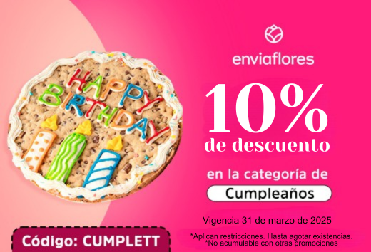 10% de descuento en la categorÃ­a de CumpleaÃ±os